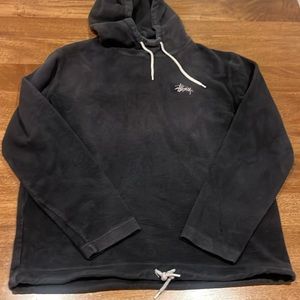 Stussy Fleece Hoodie Size Large